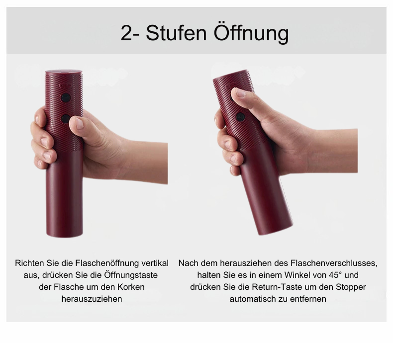 VinoLift - Elektrischer Korkenzieher