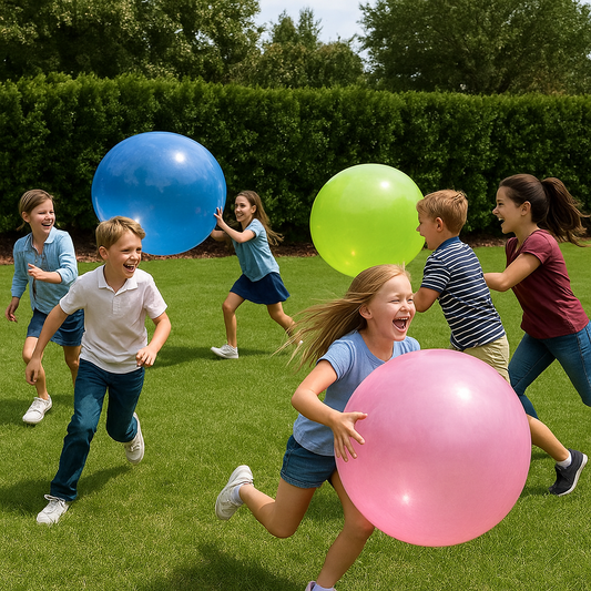 Mega Bubble Ball™ – Der Riesen Spaßball für draußen & drinnen!