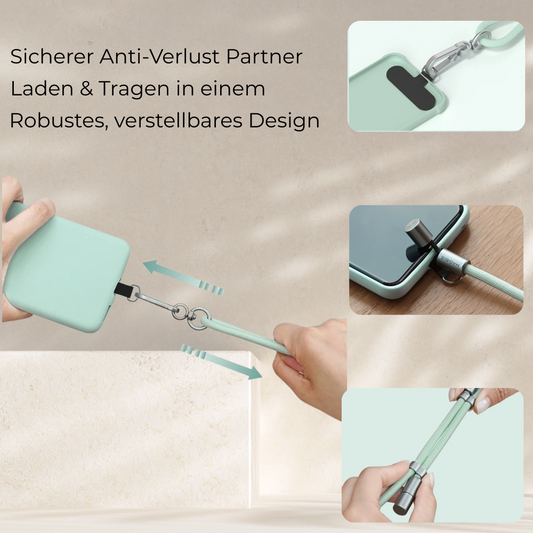 2-in-1 Handyband mit Ladekabel